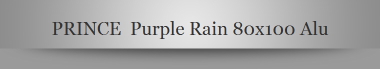 PRINCE  Purple Rain 80x100 Alu