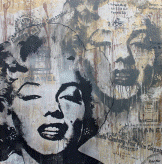 Marilyn golden waterwash 100 x 100