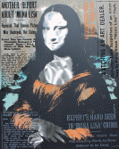 Mona Lisa newspaper 80x100 Alu